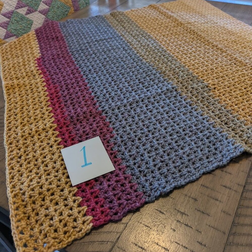 ** NO LONGER AVAILABLE ** Handmade / Hand Crocheted Baby Afghan - Fall